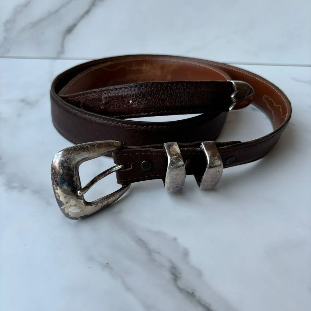 Pinto Ranch TX Belt - Genuine Ostrich Handmade Belt - Men's